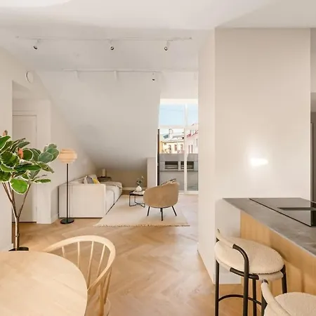 Dinbnb Gruenerlokka I Penthouse With Private Rooftop I 2 Bedrooms & 2 Bathrooms Apartment Oslo